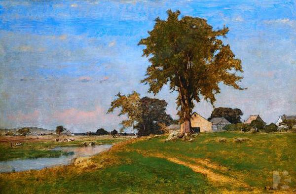 George Inness Old Elm at Medfield oil painting image